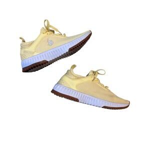 Ladies US POLO ASSOCIATION Size 8 Banana Yellow Sneakers with LOGO